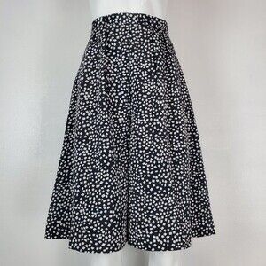Vintage 80s Black & White Patterned Culottes